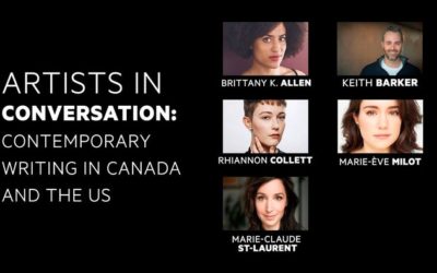 Artists in Conversation – Contemporary Writing in Canada & USA