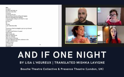 International Translation Workshop: And if one night